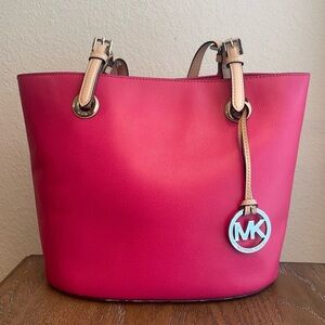 Michael Kors Hot Pink Tote Bag